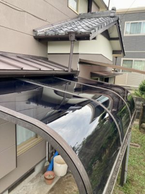 テラス屋根パネル 施工後